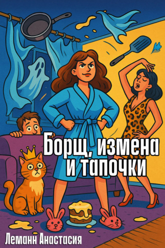 Обложка книги «Борщ, измена и тапочки»