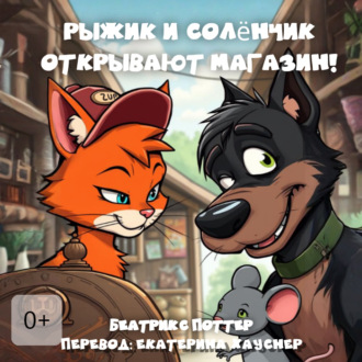 Обложка книги «Рыжик и Солёнчик открывают магазин!»