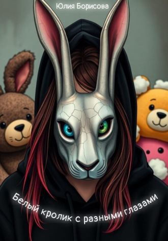 Белый кролик с разными глазами. 