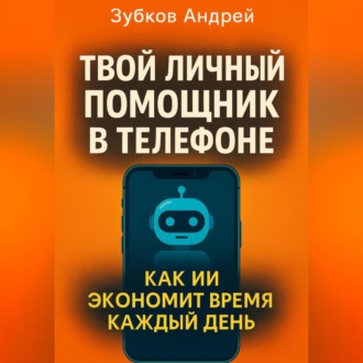 Обложка книги «Твой личный помощник в телефоне: как ИИ экономит время каждый день»