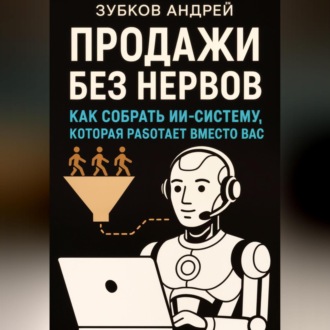 Обложка книги «Продажи без нервов: как собрать ИИ-систему, которая работает вместо вас»