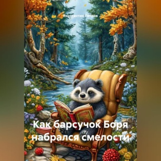 Обложка книги «Как барсучок Боря набрался смелости»
