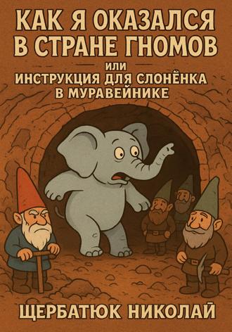 Обложка книги «Как Я Оказался в Стране Гномов, или Инструкция для Слонёнка в Муравейнике»