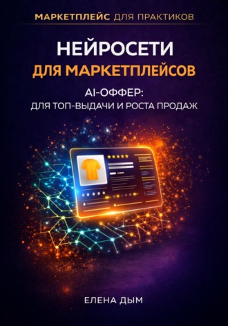 Обложка книги «Нейросети для маркетплейсов. AI-Оффер: для топ-выдачи и роста продаж»