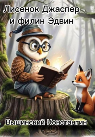 Обложка книги «Лисенок Джаспер и филин Эдвин»