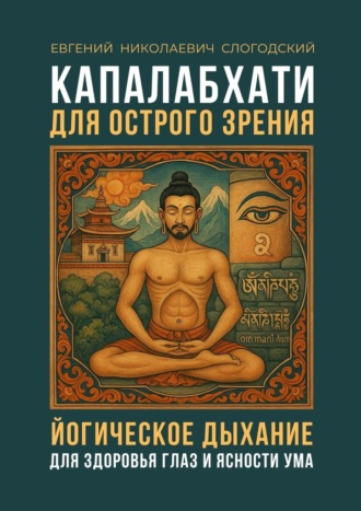 Обложка книги «Капалабхати для острого зрения. Йогическое дыхание для здоровья глаз и ясности ума»