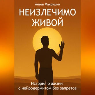 Обложка книги «Неизлечимо живой. История о жизни с нейродермитом без запретов.»
