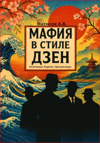Обложка книги «Мафия в стиле Дзен. Распечатай. Вырежи. Присутствуй»