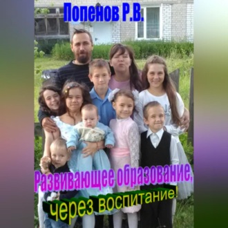 Обложка книги «Развивающее образование через воспитание»