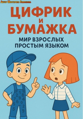 Обложка книги «Цифрик и Бумажка рассказывают как устроен мир взрослых»