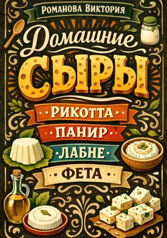 Обложка книги «Домашние сыры: рикотта, панир, лабне, фета»