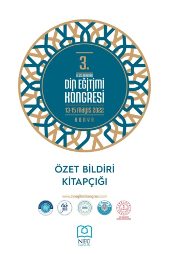 Обложка книги «3.ULUSLARARASI DİN EĞİTİMİ KONGRESİ ÖZET BİLDİRİ KİTAPÇIĞI»
