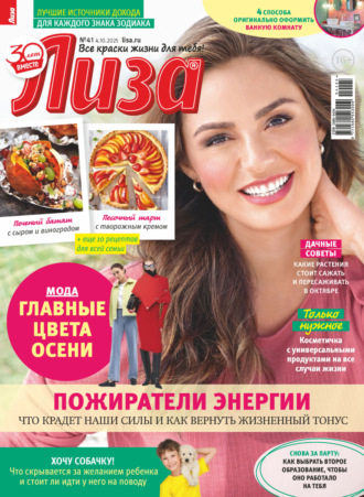 Обложка книги «Журнал «Лиза» №41/2025»
