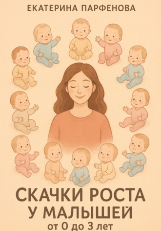 Обложка книги «Скачки роста у малышей от 0 до 3 лет»