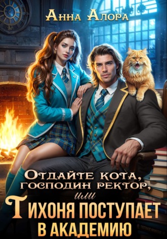 Обложка книги «Отдайте кота, господин ректор! Или Тихоня поступает в Академию»