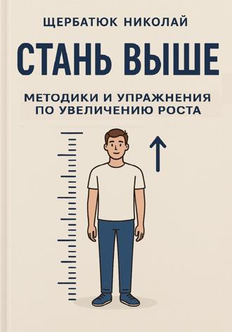Обложка книги «Стань выше: Методики и упражнения по увеличению роста»