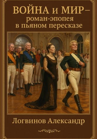 Обложка книги «Война и мир – роман – эпопея в пьяном пересказе»