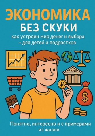 Обложка книги «Экономика без скуки. Как устроен мир денег и выбора – для детей и подростков»