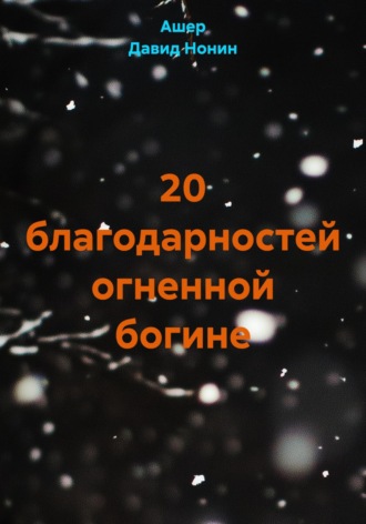 Ашер Давид Михайлович Нонин. 20 благодарностей огненной богине