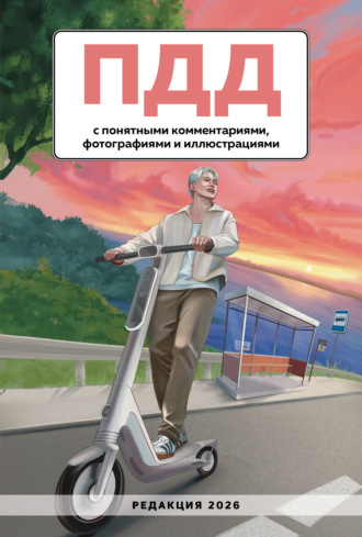 Обложка книги «ПДД с понятными комментариями, фотографиями и иллюстрациями. Редакция 2026»