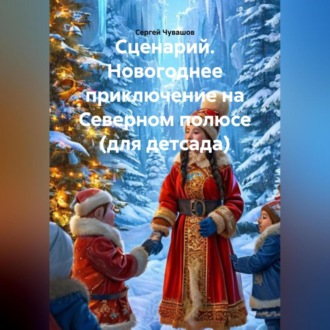 Обложка книги «Сценарий. Новогоднее приключение на Северном полюсе (для детсада).»