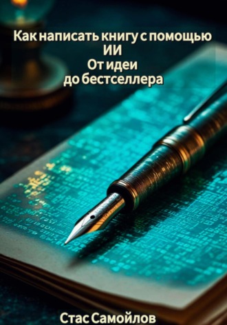 Обложка книги «Как написать книгу с помощью ИИ: От идеи до бестселлера»