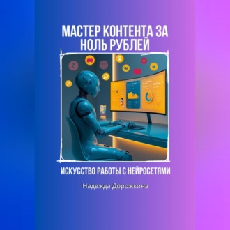 Обложка книги «Искусство работы с нейросетями. Мастер контента на ноль рублей.»