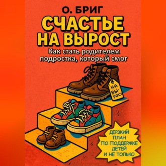 Обложка книги «Счастье на вырост. Как стать родителем подростка, который смог. Дерзкий план по поддержке детей и не только»