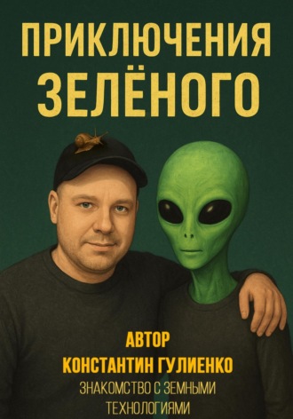Обложка книги «Приключения Зелёного. Эпизод 3: Знакомство с земными технологиями»
