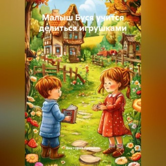 Обложка книги «Малыш Буся учится делиться игрушками»