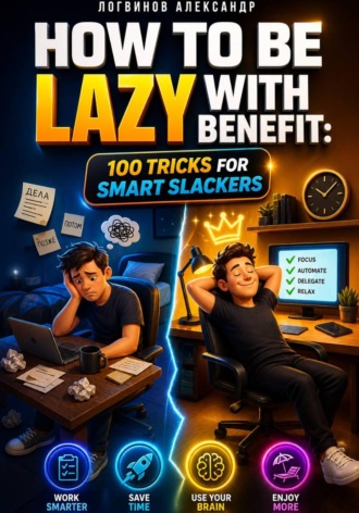 Обложка книги «How to Be Lazy with Benefit: 100 Tricks for Smart Slackers»