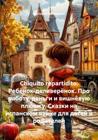 Chiquito repartidito. Ребёнок-деливерёнок. Про работу, деньги и вишнёвую плюшку. Сказки на испанском языке для детей и родителей. Виктория Балдёжная