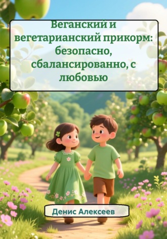 Обложка книги «Веганский и вегетарианский прикорм: безопасно, сбалансированно, с любовью»