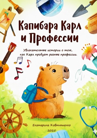 Обложка книги «Капибар Карл и профессии»