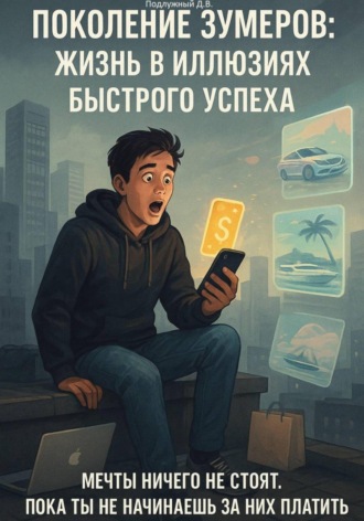 Обложка книги «Поколение зумеров: жизнь в иллюзиях быстрого успеха»