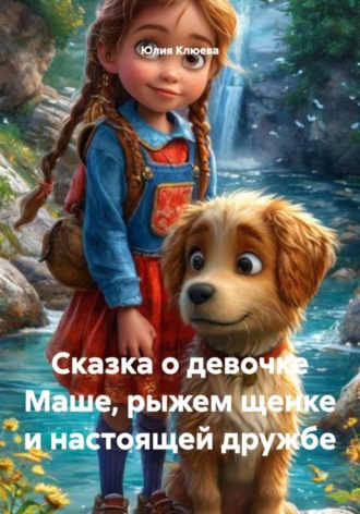 Обложка книги «Сказка о девочке Маше, рыжем щенке и настоящей дружбе»