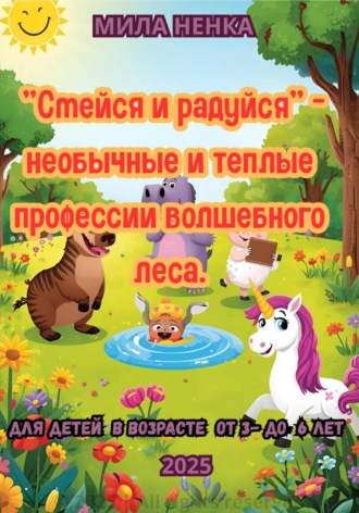 Обложка книги ««Смейся и радуйся» – необычные и теплые профессии волшебного леса»