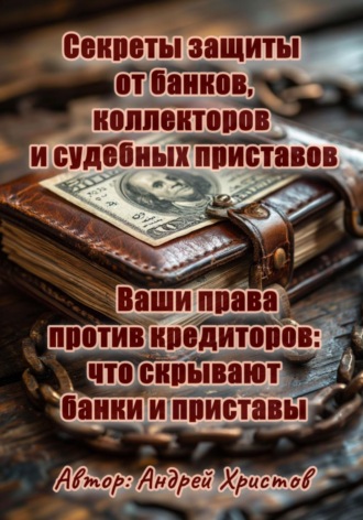 Обложка книги «Секреты защиты от банков, коллекторов и судебных приставов. Ваши права против кредиторов: что скрывают банки и приставы»