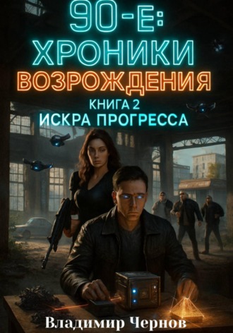 Обложка книги «90-е. Хроники возрождения. Книга 2. Искра Прогресса»