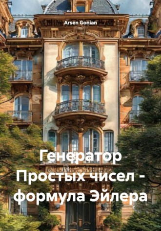 Генератор Простых чисел – формула Эйлера. Arsen Gonian