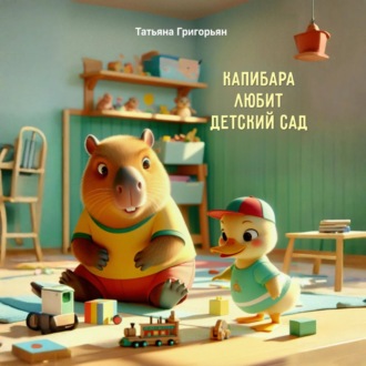 Обложка книги «Капибара любит детский сад»