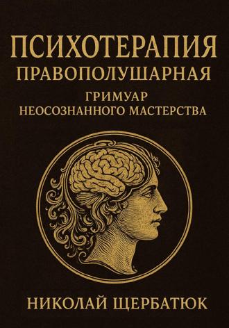 Обложка книги «Психотерапия Правополушарная: Гримуар Неосознанного Мастерства»