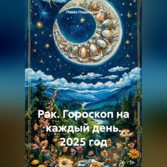 Обложка книги «Рак. Гороскоп на каждый день. 2025 год»