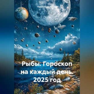 Обложка книги «Рыбы. Гороскоп на каждый день. 2025 год»