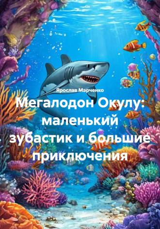 Обложка книги «Мегалодон Окулу: маленький зубастик и большие приключения»