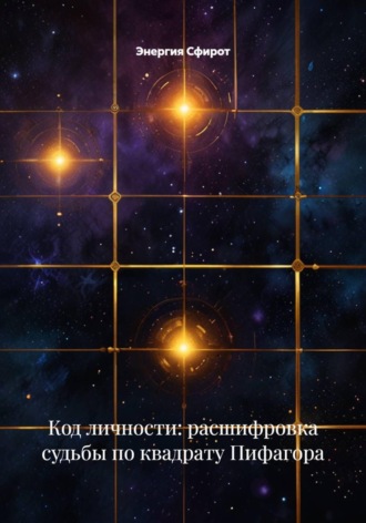 Обложка книги «Код личности: расшифровка судьбы по квадрату Пифагора»