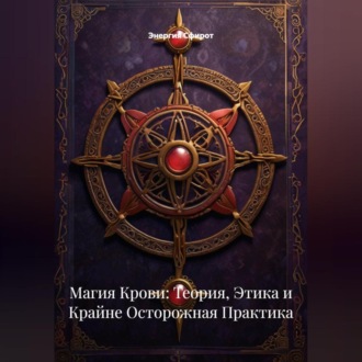 Обложка книги «Магия Крови: Теория, Этика и Крайне Осторожная Практика»