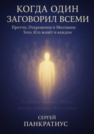 Обложка книги «Когда Один заговорил всеми. Притчи, Откровения и Молчание Того, Кто живёт в каждом»
