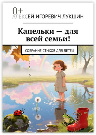 Обложка книги «Капельки – для всей семьи! Собрание стихов для детей»