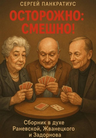 Обложка книги «Осторожно: смешно! Сборник в духе Раневской, Жванецкого и Задорнова»